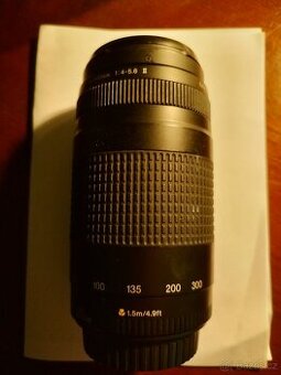 objektiv Canon EF 75-300 f/4-5.6 kinofilm