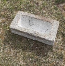 Žulové kamenné koryto- délka 59 cm - 1