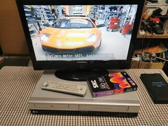 COMOI VHS rekordér a DVD přehrávač LG