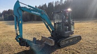 Prodám 3,8t minibagr Sunward, takřka nový
