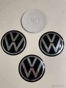 Středové pokličky / samolepky alu kola VW NEW 90 mm