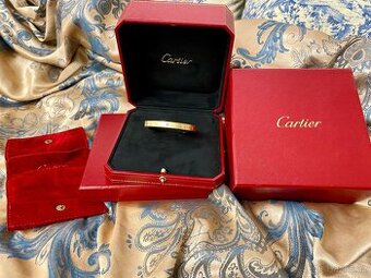 Náramek zlato diamant Cartier s účtem
