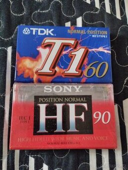 Kazety Sony a tdk