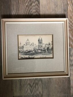Prodám obraz- Lev Šimák, Praha