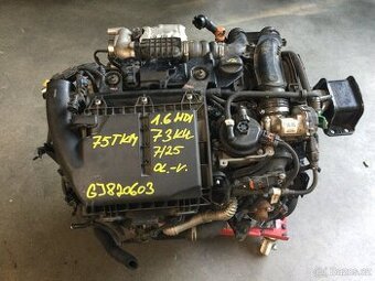 Peugeot - citroen 1,6 Hdi 73KW - prodej motoru. 75TKM