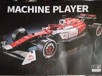 Stavebnice F1- Velká červená, kompatibilní s LEGO