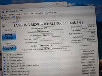 SSD M2 nvme 2280 Samsung 970 Evo 2tb OEM verze