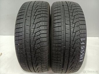 2ks zimní pneu 215/55/17 Hankook
