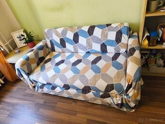 Rozkládací pohovka gauč Ikea s potahem