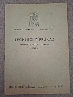 Technický průkaz Manet 125