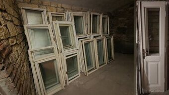 🪟 Dřevěná OKNA 100ks a DVEŘE 🚪