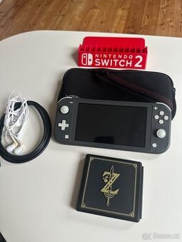 Nintendo switch lite + hry + příslušenství