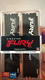 Ram paměti 2x16gb ddr5 kingston fury beast