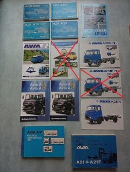 Avia 20, 30, 21, 31, 21.1, 31.1, 60, 75 - dokumentace
