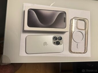 Apple Iphone 15 Pro bilý titan 256 GB