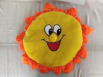 Plyšové sluníčko 2kusy, ovečka  kus 50,-