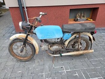 Jawa 23 Mustang bez TP, modrý původní 3.