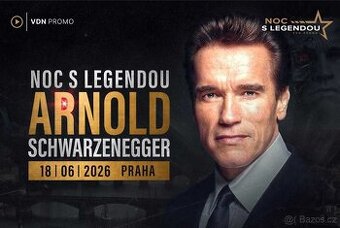 2x Noc s legendou: Arnold Schwarzenegger + meet and greet