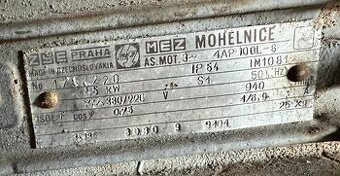 Třífázový elektromotor 400V 0.37 0.55 1.1 1.5 2.2 4 5.5kW