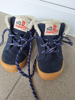 Dětské barefoot první botky 22 - podzimní/jarní - SUPERFIT