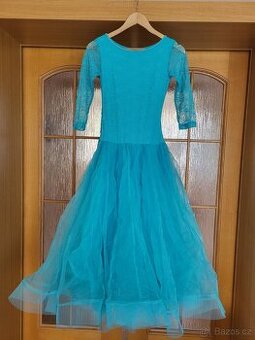 Společenské šaty pro standardní tanec - modré