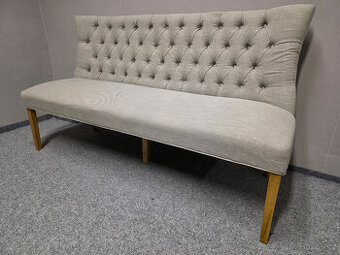 Nová stylová kuchyňská lavice HENNIG šedohnědá