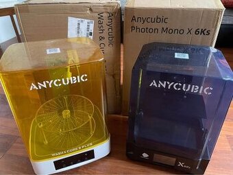 Resinová 3D tiskárna - Anycubic Photon Mono X 6ks a Wash and