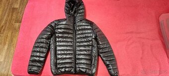 Zimní prošívaná bunda s kapucí, vel.S