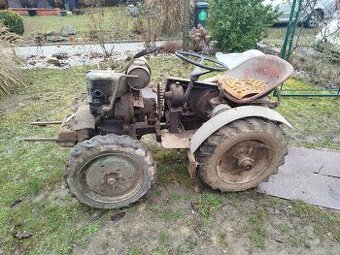 Malotraktor domácí výroby - čti text 