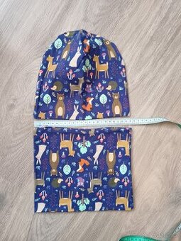 Čepice + nákrčník jarní 48-52, nové