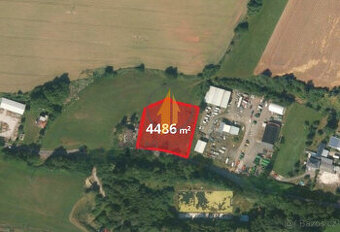 Prodej pozemku o CP 4486 m2 ke komerčním účelům v obci Stará