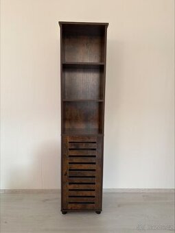 Koupelnová skříňka - rustikální hnědá 167x40x30cm