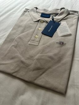 Gant cream polo t-shirt