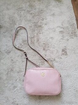 Kožená crossbody kabelka Michael Kors