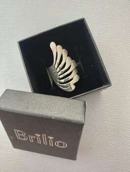 Velký stříbrný prsten Ag 925 - Andělská křídla