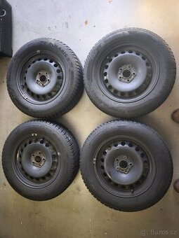 Zimni kola+BARUM Polaris 5 195/65 R15 91T M+S 6Jx15H2 ET35