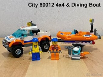 Lego City 60012 4x4 & Diving Boat