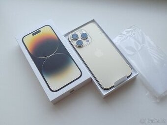 APPLE iPhone 14 Pro 512GB Gold - ZÁRUKA - 100% BATERIE
