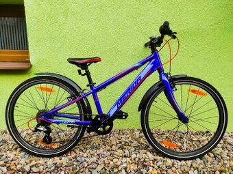 Značkové dětské kolo Merida 24" (modrá)
