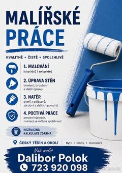 Nabízím Malířské práce