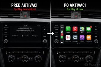 Aktivace CarPlay / Android auto + kódování skrytých funkcí