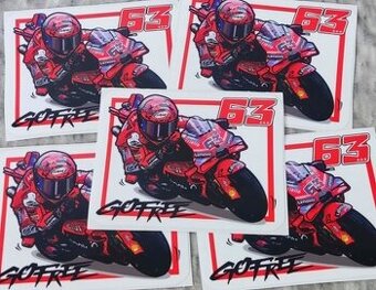 Samolepka P. Bagnaia 2025