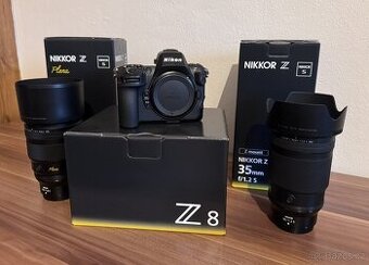 Nikon Z8+Nikon Z 35 f 1.2+Nikon Z f 1.8 135 Plena