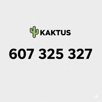 VIP telefonní číslo 607 325 327 – Nová neregistrovaná SIM