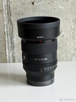 Sony FE 35mm f/1.4 GM, perfektní stav, záruka do 10/2026