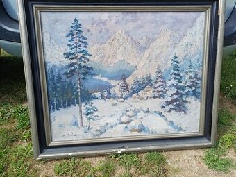 Starý obraz  90×74cm