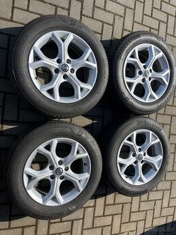 4x litá kola 5x114 R17, letní pneu