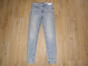 2x nové dívčí skinny rifle / džíny zn. H&M vel.152