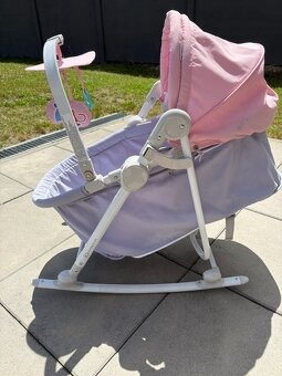 Kinderkraft 2v1 – lehátko a kolébka pro miminko, TOP stav