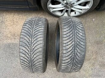 2 kusy celoročních pneu GoodYear 195/55/15